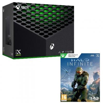 MICROSOFT Pack Xbox S&eacute;ries X 1 To et Halo Infinite - Neuf
