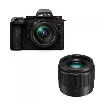 LUMIX G9 II Noir + Objectif G 12-60mm f/3.5-5.6 + G 25mm f/1.7