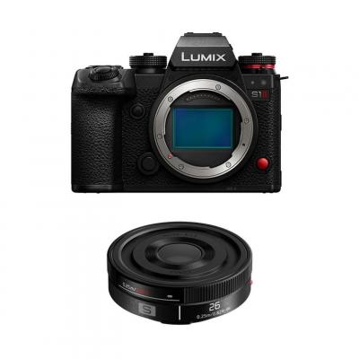 PANASONIC LUMIX S1 II + Objectif S 26mm f/8 Pancake - Neuf