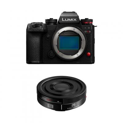 PANASONIC  Lumix S1R II + Objectif S 26mm f/8 Pancake - Neuf