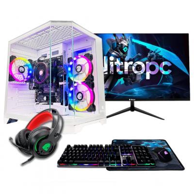 NITROPC PC Gamer complet  Pack Bronze Plus Blanc