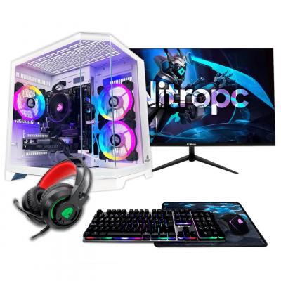 PC Gamer complet Nitropc Pack Silver Plus Blanc
