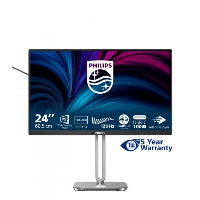 PHILIPS Moniteur PC -  - 24B2U4301/00 - 23.8 Full HD - IPS - USB-C 120Hz