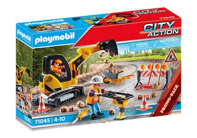 PLAYMOBIL 71045 - City Action Ouvriers de voirie