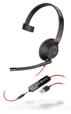 PLANTRONICS POLY Blackwire C5210 MICRO-CASQUE MONAURAL USB-A+Jack