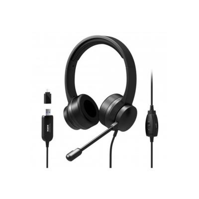 PORT DESIGNS Casque de bureau usb stereo confort avec micro  901605