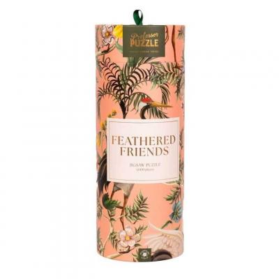 PROFESSOR PUZZLE Feathered Friends WILSPP12472 Puzzle 1000 pi&egrave;ces bo&icirc;te cylindrique