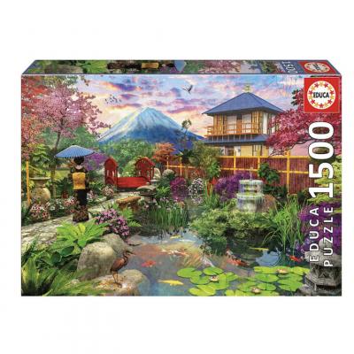 EDUCA Puzzle 1500 pi&egrave;ces Jardin Japonais - &Eacute;vasion en Nature - Neuf