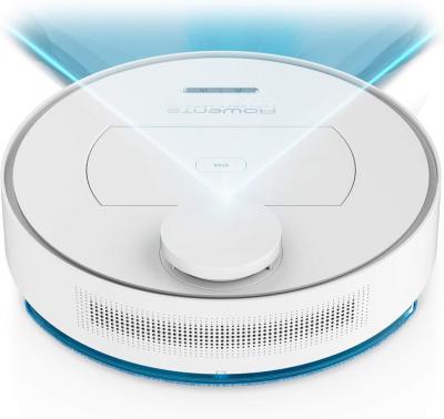 ROWENTA Robot aspirateur laveur blanc autonomie 120 min 