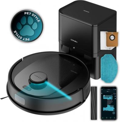 CECOTEC Robot aspirateur noir 3200 mAh Self-Emptying - Neuf