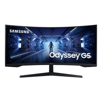 SAMSUNG Ecran PC  Odyssey G5 C34G55TWWU incurv&eacute; 34 pouces Noir 