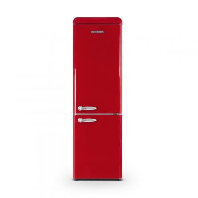 SCHNEIDER  SCCB250V-RE - R&eacute;frig&eacute;rateur combin&eacute; 249L Vintage Rouge