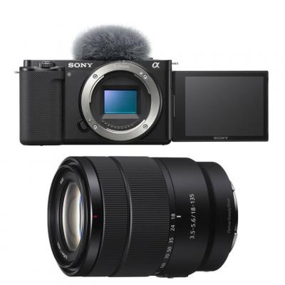 SONY  appareil photo hybride alpha zv-e10 noir + 18-135 