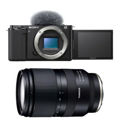 SONY  appareil photo hybride alpha zv-e10 noir + tamron 17-70 