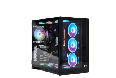 TALIUS  Caja Atx gaming Zeus black RGB cristal templado USB 3.0 Bureau Noir - Neuf