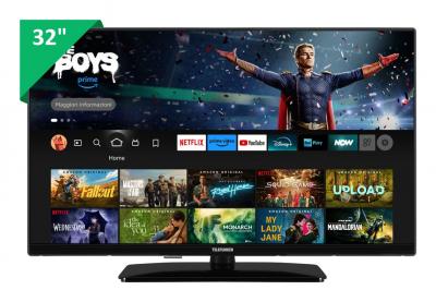 TELEFUNKEN  TE32759B50V4D TV 81,3 cm (32"") HD Wifi Noir 250 cd/m&sup2;
