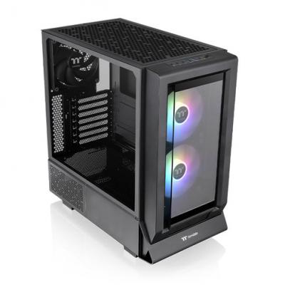 THERMALTAKE Boitier Moyen Tour E-ATX Ceres 350 MX RGB avec panneaux vitr&eacute;s (Noir)