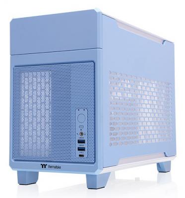 THERMALTAKE Bo&icirc;tier ATX semi-tour  TR100 Mini Tower Bleu