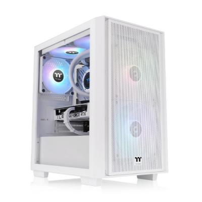 THERMALTAKE  Versa H16 TG ARGB Micro Tower Blanc - Neuf