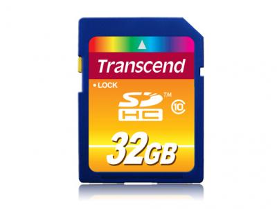 TRANSCEND  TS32GSDHC10 m&eacute;moire flash 32 Go SDHC NAND Classe 10 - Neuf