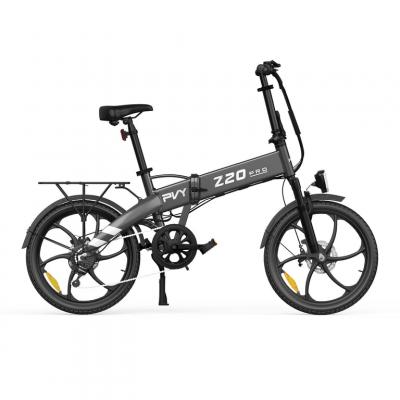 PVY V&eacute;lo &eacute;lectrique  Z20 Pro 250W moteur batterie 36V/10.4Ah autonomie 80km 20"" gris