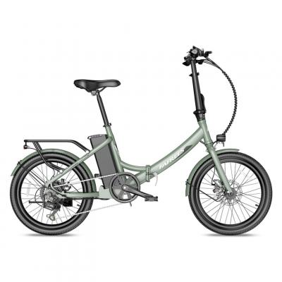 FAFREES V&eacute;lo &eacute;lectrique  F20 Light - Moteur 250W Batterie 36V16.75Ah Assisted Autonomie 130KM Frein &agrave; Disque M&eacute;canique - Vert Fonc&eacute; - Neuf