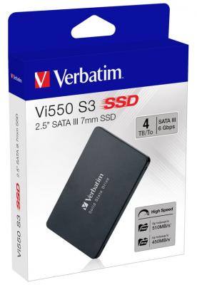 VERBATIM  Vi550 - SSD - 4 To - interne - 2.5"" - SATA 6Gb/s
