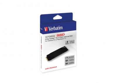 VERBATIM  Vi7000G 4 To M.2 PCI Express 4.0 NVMe - Neuf