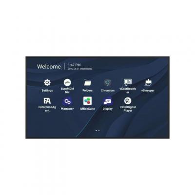 VIEWSONIC TV  CDE7530 75 4K UHD LED HDMI USB-C Noir