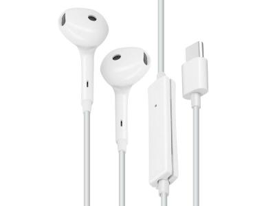 OPPO Ecouteurs filaires USB-C avec Microphone et Bouton Multifonction Blanc