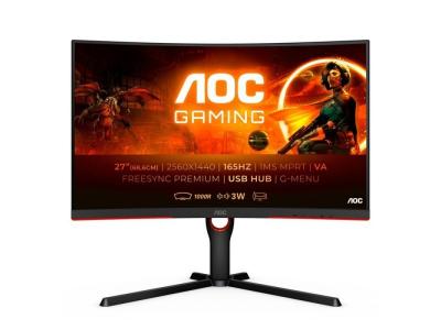 FALSE Cq27g3su/bk 27 pouces quad hd led usb noir rouge