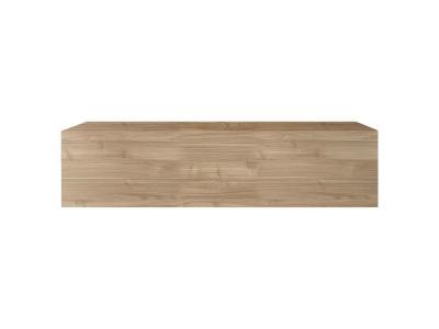 MILIBOO  &Eacute;l&eacute;ment mural TV horizontal en bois clair L138 cm ETERNEL