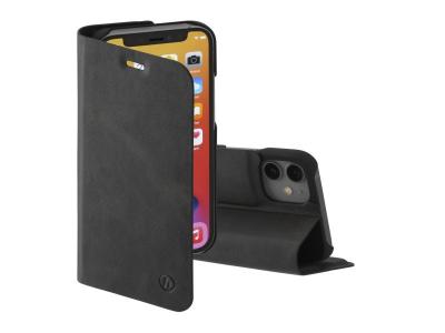 HAMA Etui t&eacute;l&eacute;phone portefeuille Guard pour iPhone 12 Mini - Noir