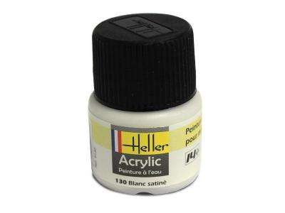 HELLER Peinture Acrylique Blanc Satine 9130 