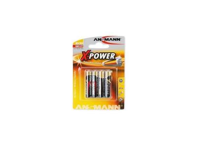 ANSMANN  piles alcalines AAA X-power AAA par 4 pi&egrave;ces 