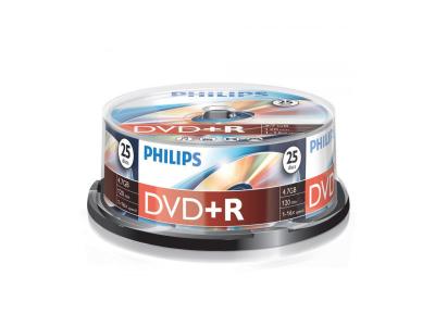 PHILIPS  DR4S6B25F - 25 x DVD+R - 4.7 Go (120 minutes) 16x - spindle