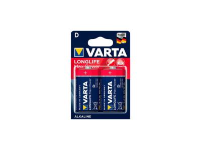 VARTA 2 piles longlife  lr20 max power alcaline 38601