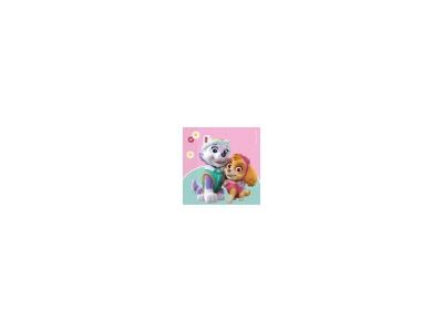 JAVOLI Procos   Paw Patrouille & Everest Lot de 20 Serviettes Rose - 90277