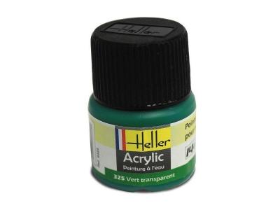 HELLER Peinture Acrylique Vert Transparent 9325 