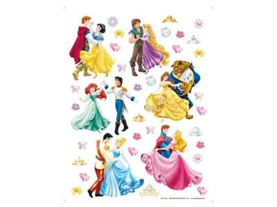 AG ART 36 Stickers g&eacute;ant Prince et Princesse Disney