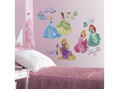 MONBEAUTAPIS Room Mates Disney Stickers Muraux Moyens Princess Royal Debut 20X23Cm