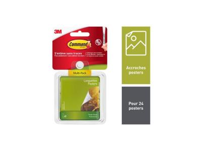 COMMAND -17024-VP-Multi-Pack de Languettes adh&eacute;sives