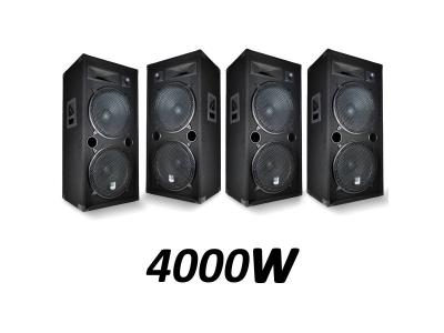BM SONIC 4 Enceintes passives Sono PA 2x15/38cm 4000W 3 Voies bassreflex LSC215