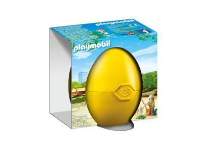 Playmobil &OElig;uf de P&acirc;ques 4944 Soigneur avec b&eacute;b&eacute; alpaga