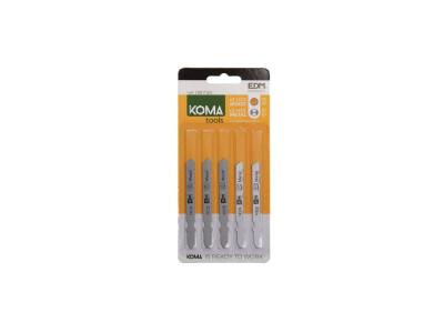 KOMA TOOLS  8732 Jigsaw Blades 5 Units Argent&eacute;