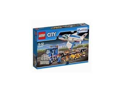 Lego city - 60079 - jeu de construction - le transporteur d'avion