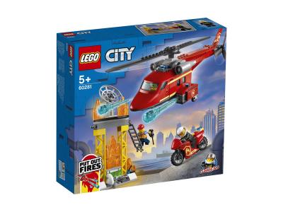 LEGO City 60281 L&rsquo;h&eacute;licopt&egrave;re de secours des pompiers 