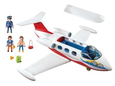 6081 Avion avec pilote et touristes