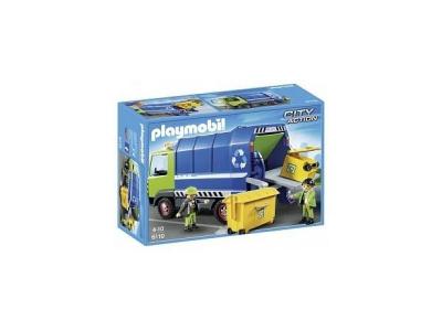 Playmobil 6110 : city action : camion de recyclage ordures