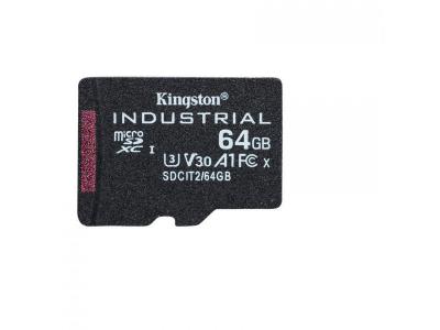KINGSTON  Technology Industrial Temperature microSD UHS-I 64GB 64 Go MicroSDXC Classe 10